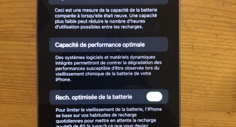 iPhone 13 Pro Max 128Go Argent – Garantie