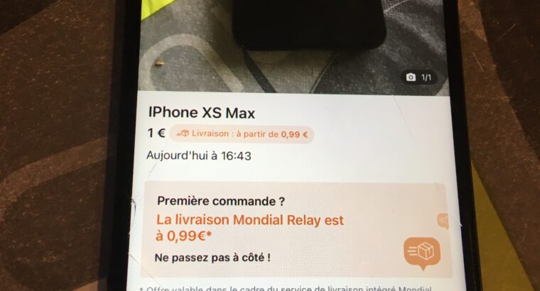 iPhone XS Max écran hs