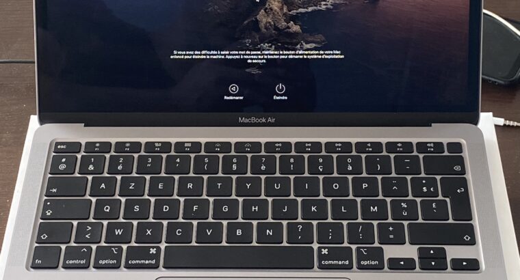 MacBook Air 2020 13″ Core i5 256Go – RAM 8go