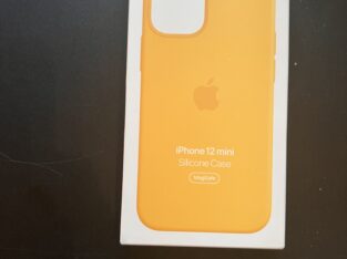 Coque silicone jaune neuve iPhone 12 mini