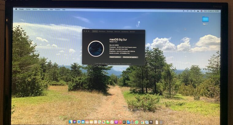 Mac mini 2018 128go 8Go
