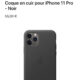 Coque Apple cuir iPhone 11 pro Leather case