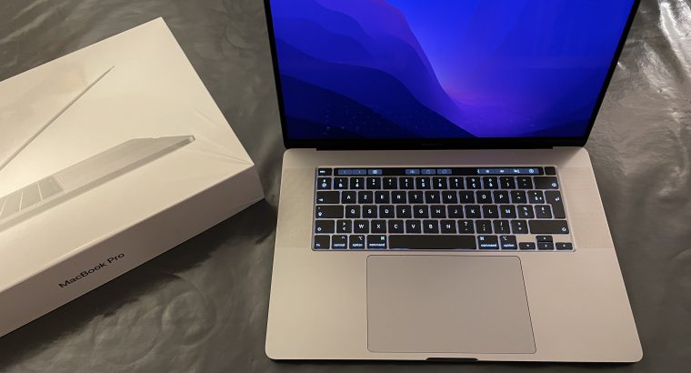 MacBookPro 16 2019 2,4 GHZ 32Ram 2To écran neuf!