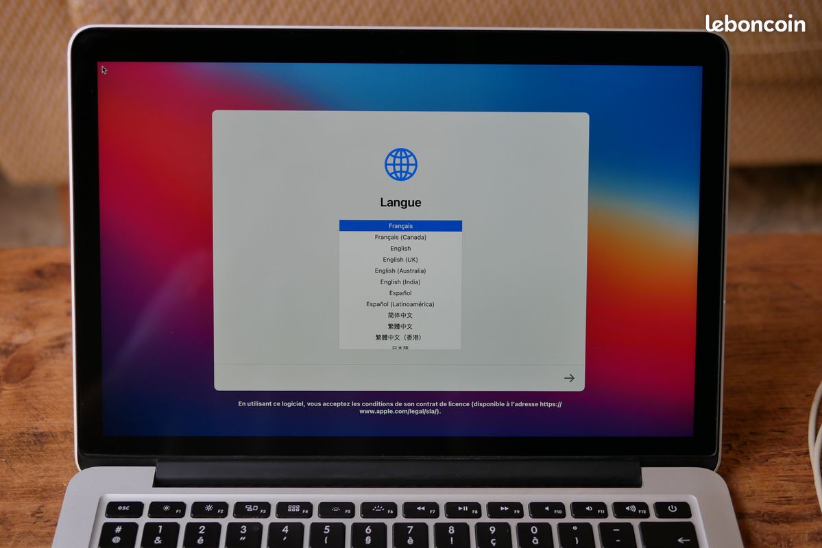 MacBook Pro 13″ fin 2013 – SSD 512Go – 8Go RAM