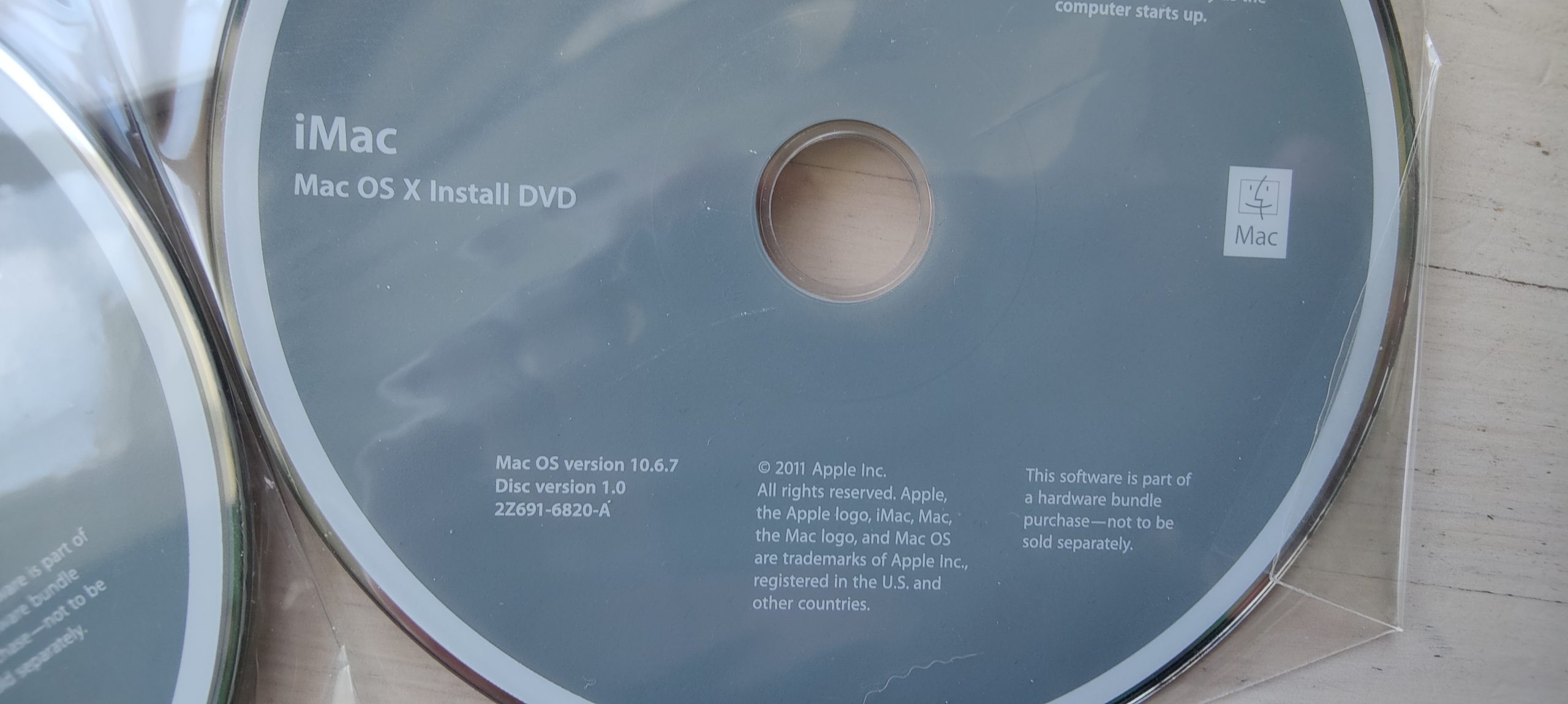 Vends kit de démarrage DVD officiel Apple Mac osx