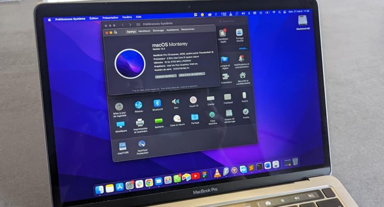 MacBook Pro 2020 16Go RAM i5 512Go de SSD