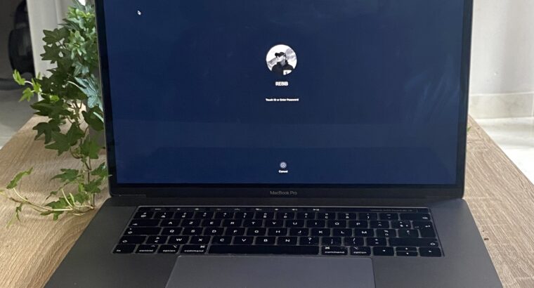 MacBook Pro 15 pouces Mid 2018 – i7 – 16Go