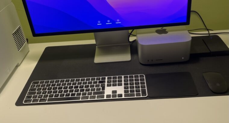 A vendre Mac Studio + display studio + clavier….