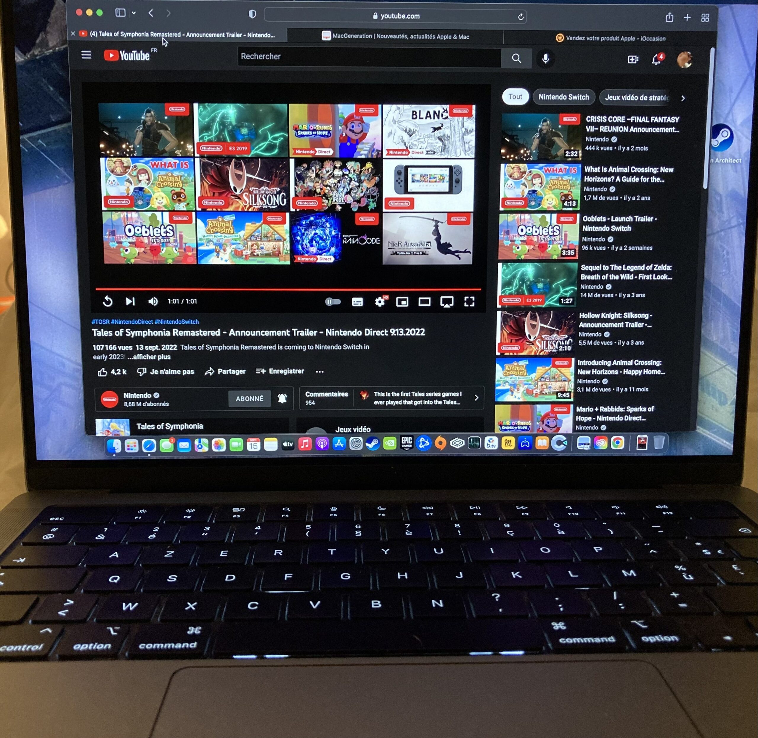 MacBook Pro M1 Pro 14 pouces