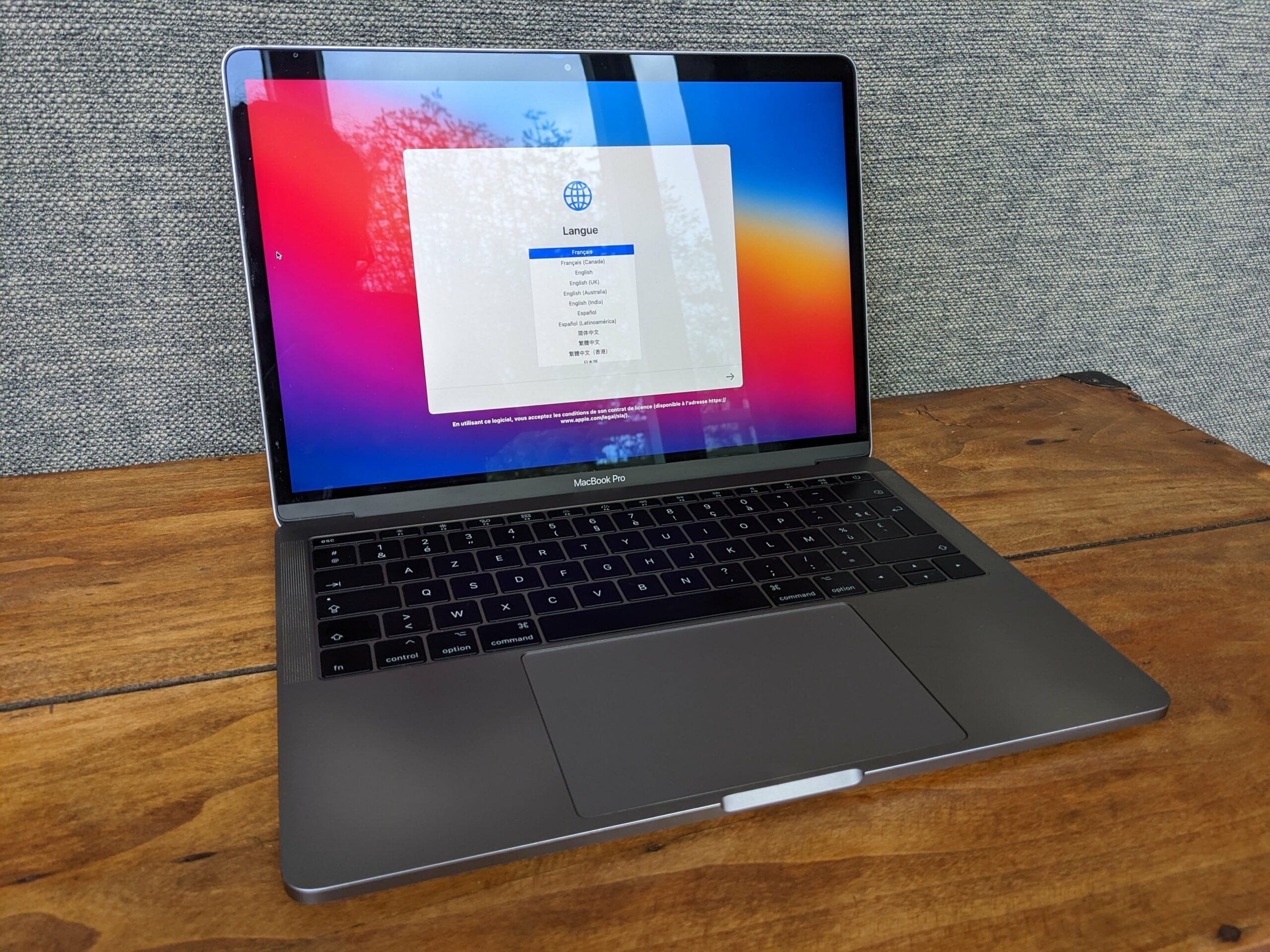 Macbook Pro 13″ – i5 – 8Go RAM – 256Go (2017)