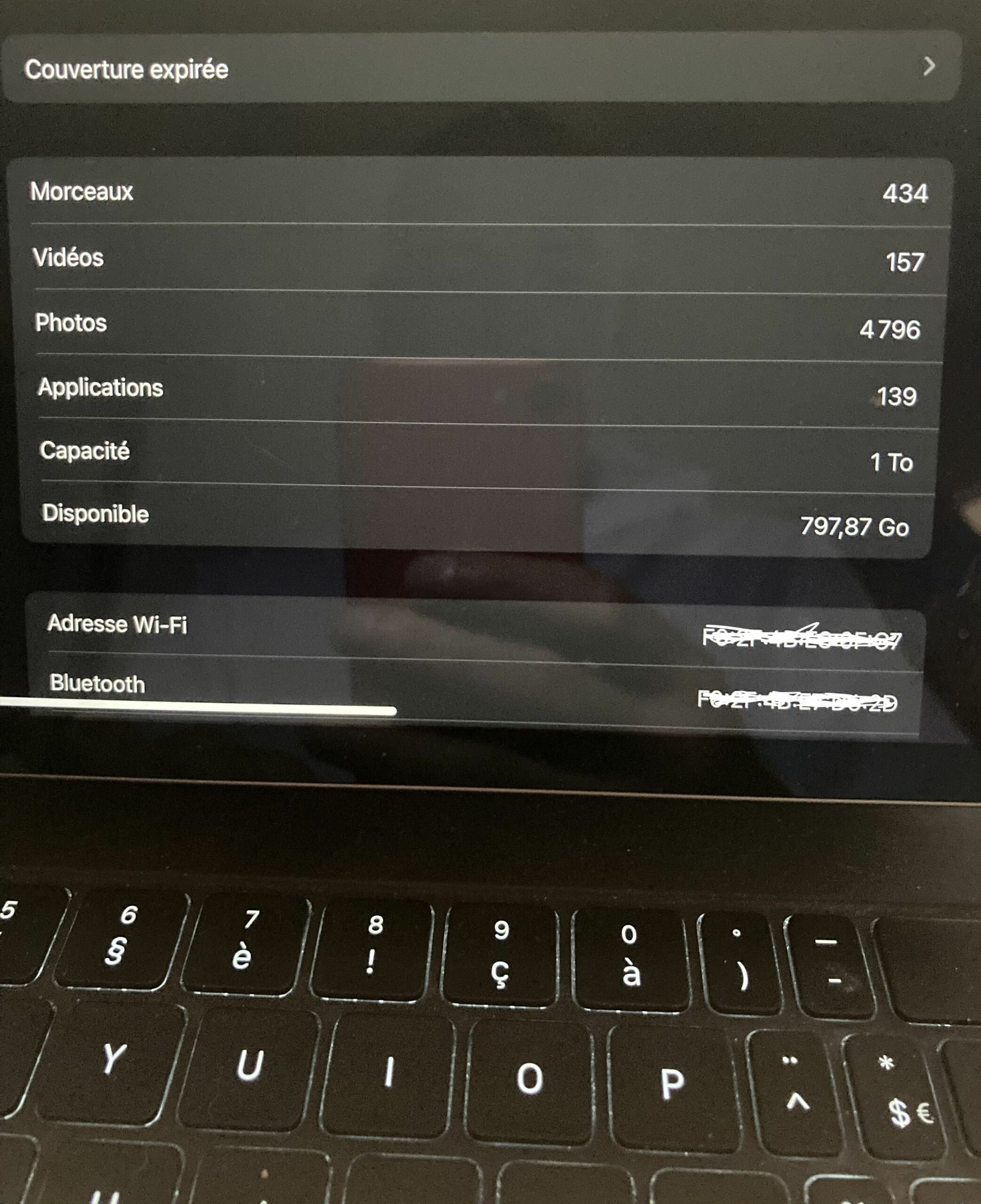 iPad Pro M1 11 pouces 1To 2021
