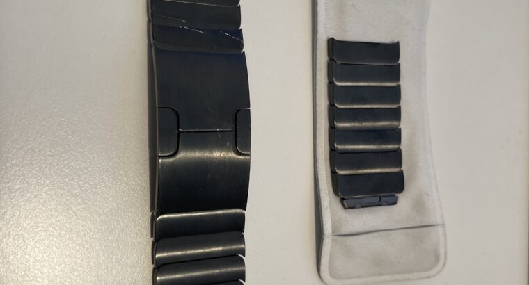 Bracelet à maillons noir sidéral 42 mm