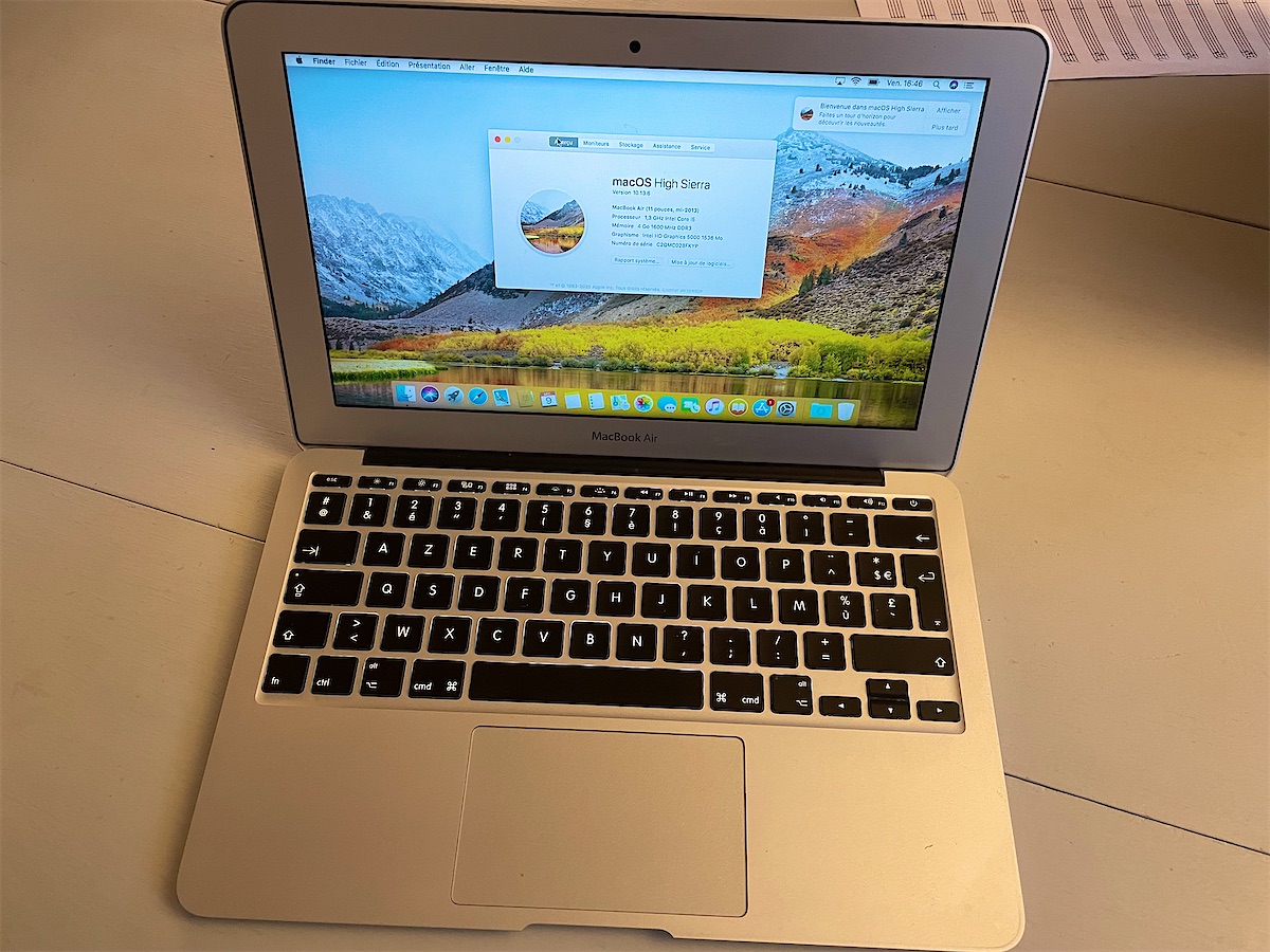 MacBook Air 11,6 mi 2013