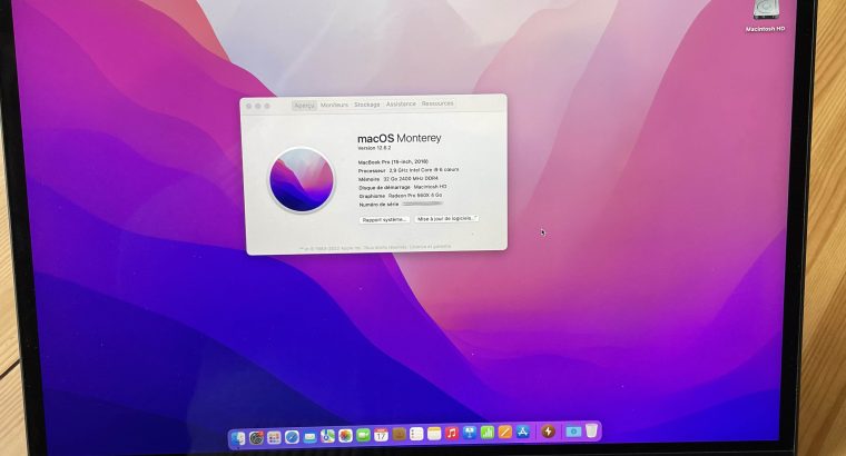 Macbook Pro 15” 2018