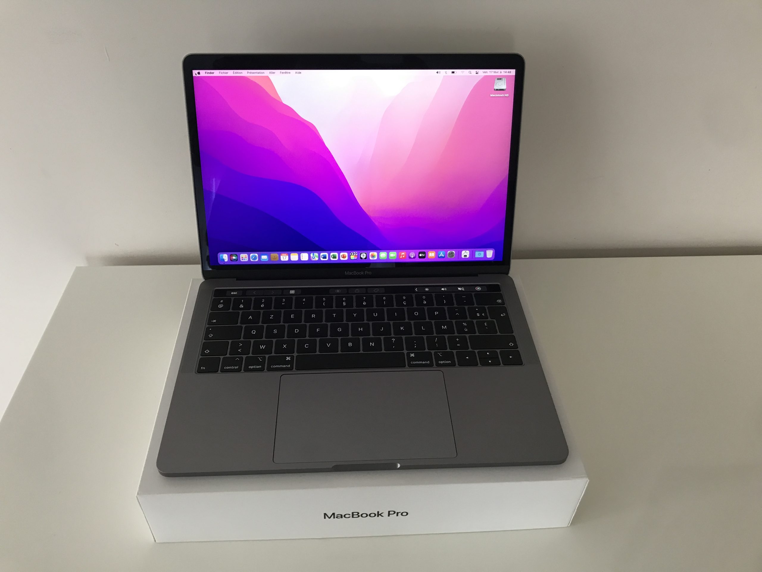 MacBook Pro 13″ Core i5 2,3Ghz – SSD 512Go – 16Go