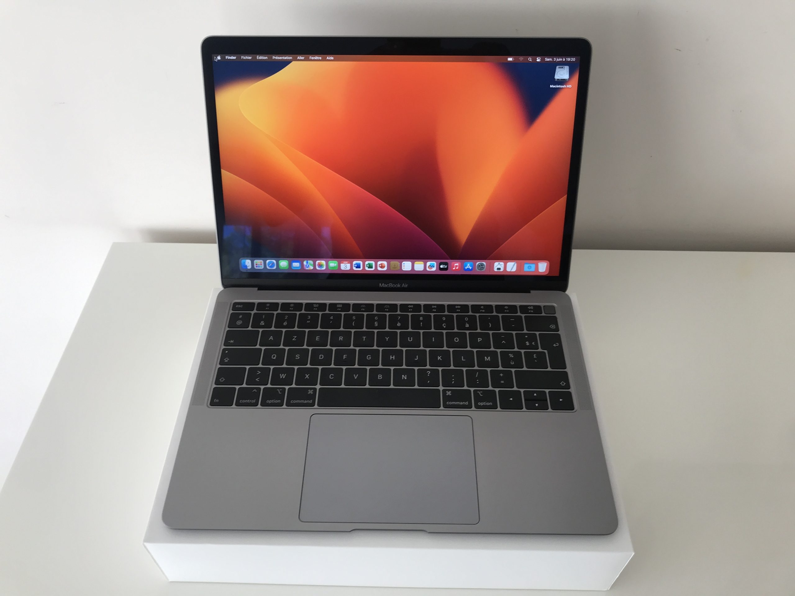 MacBook Air Retina 2018 Core i5 – SSD 256Go – 8Go