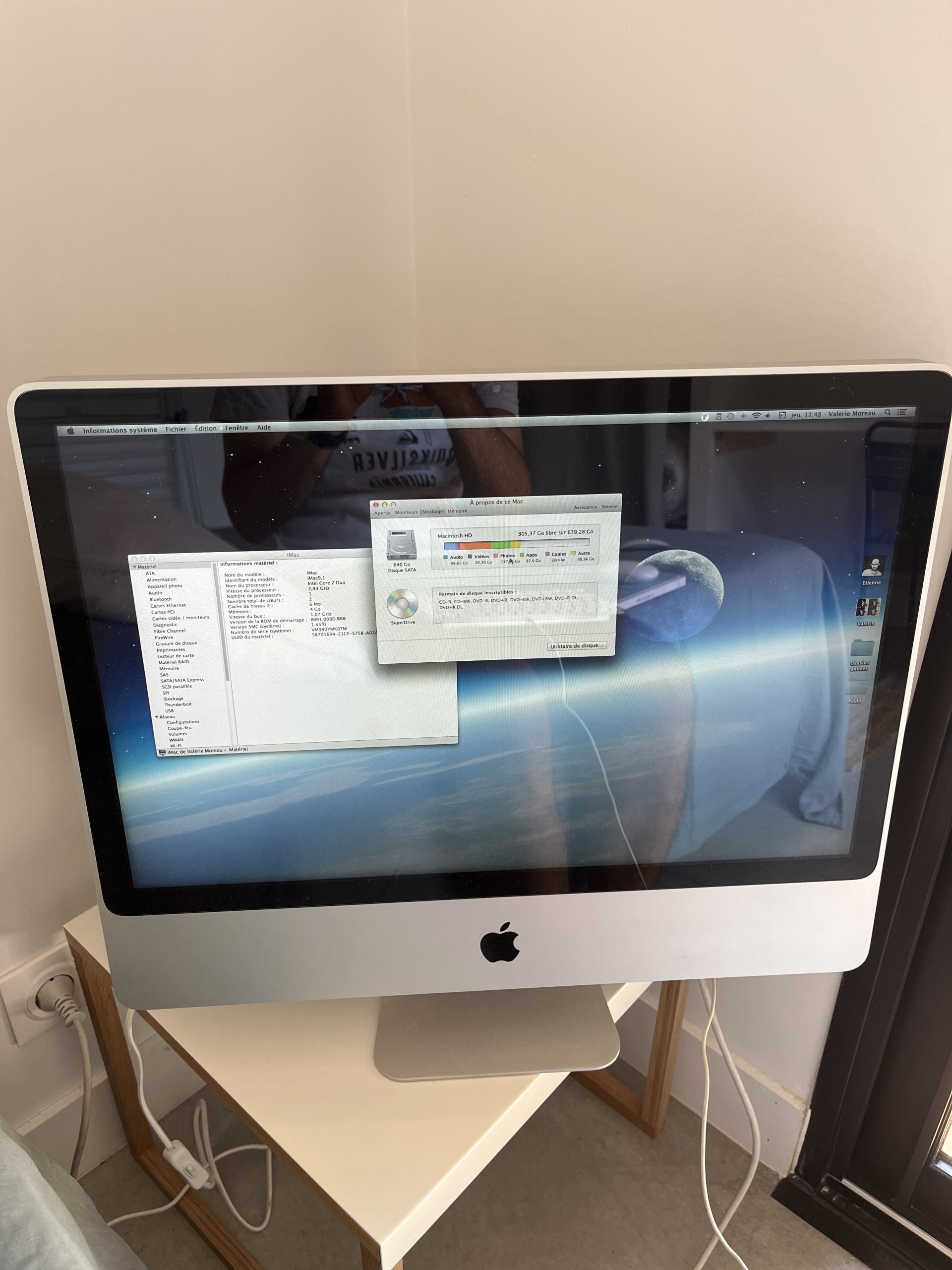 iMac9,1 Intel Core 2 Duo 24 pouces, début 2009