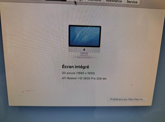 Imac 20 pouces