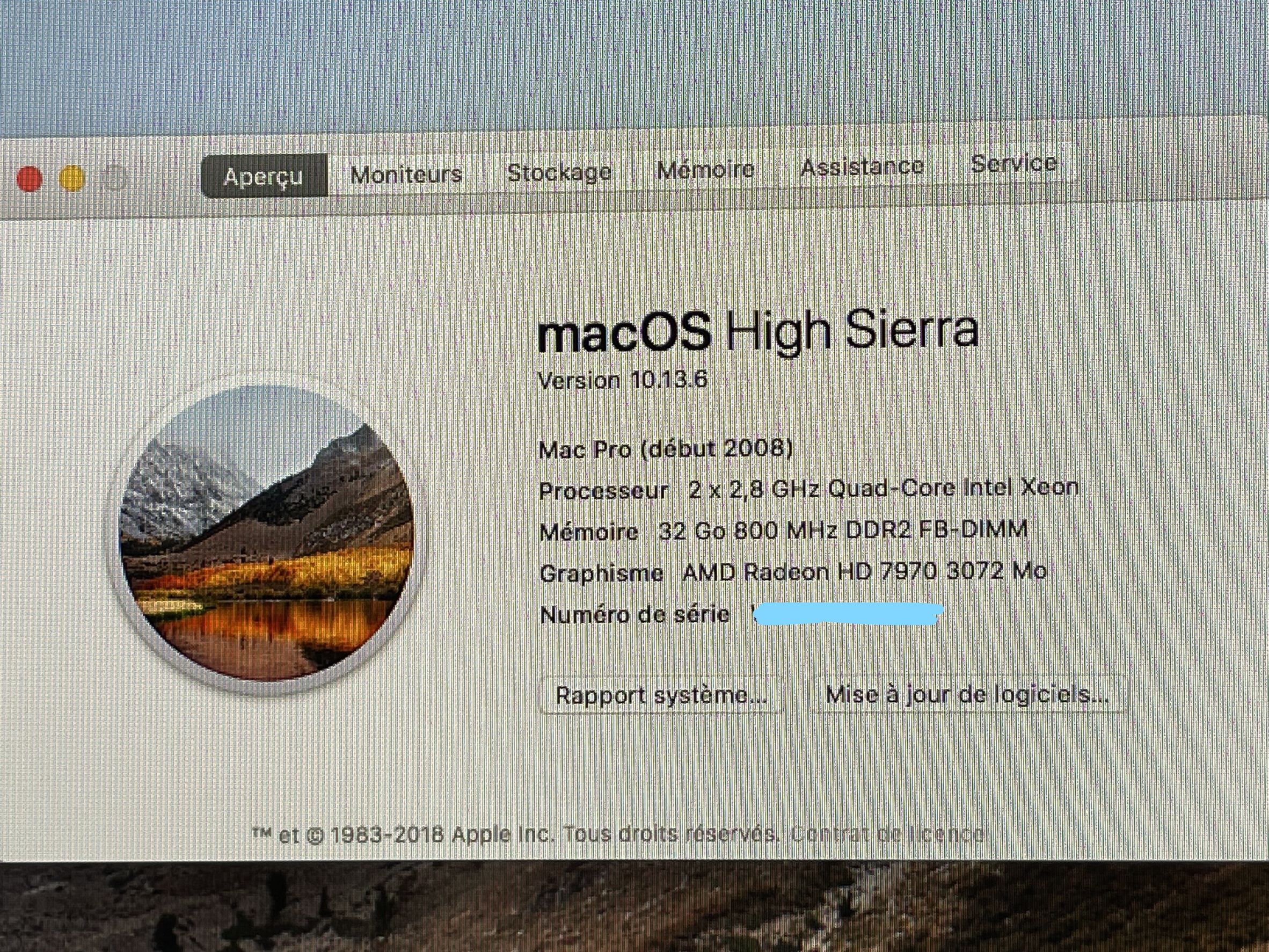 Apple Mac Pro early 2008, 3.1