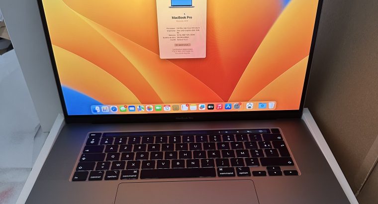 MacBook Pro 16″ A2141 – i9 2.4 – 2 TO – 32 GO