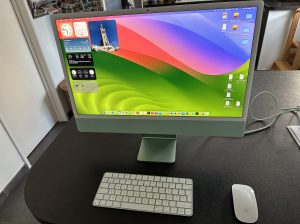 iMac 24 pouces M1 vert