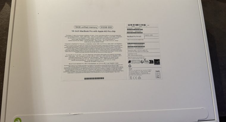 MacBook Pro m3 pro