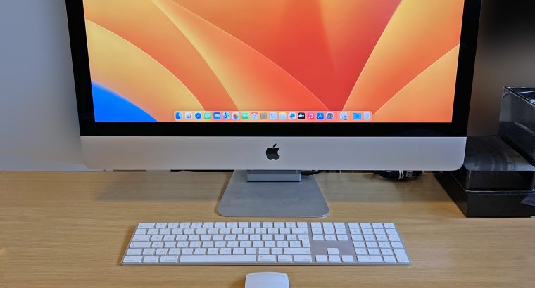 Apple iMac 27 (2017) i7 Fusion Drive 48Go de Ram