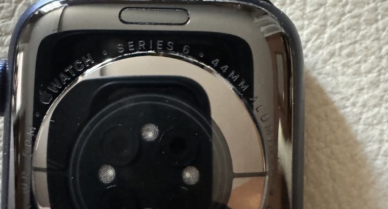 Apple Watch serie 6 alu bleu