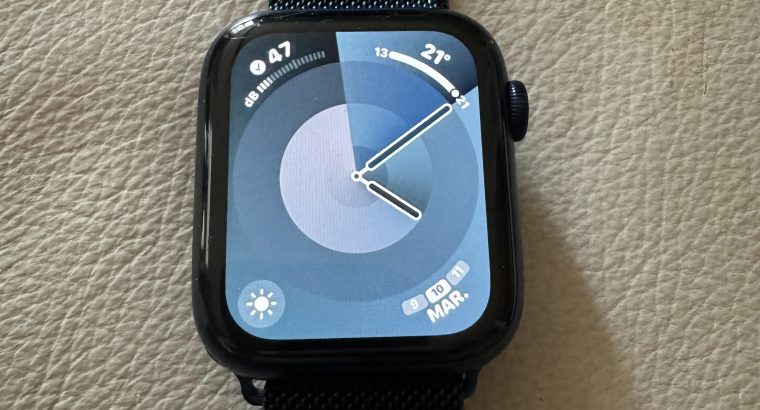 Apple Watch serie 6 alu bleu