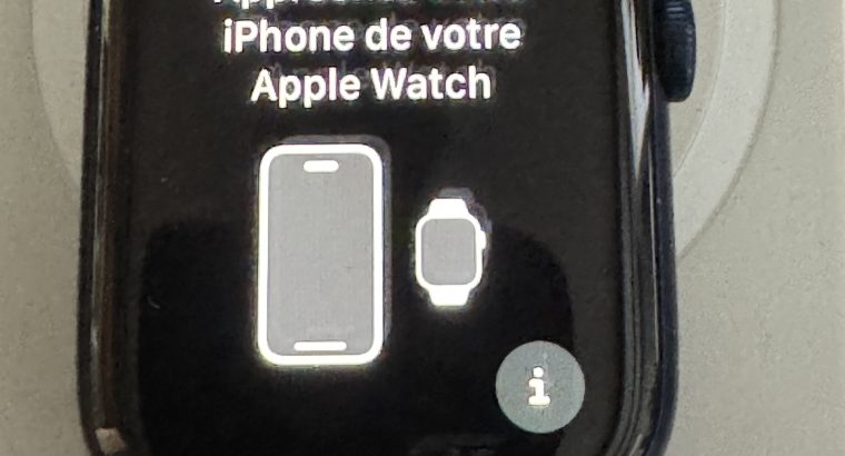 Apple Watch serie 6 alu bleu